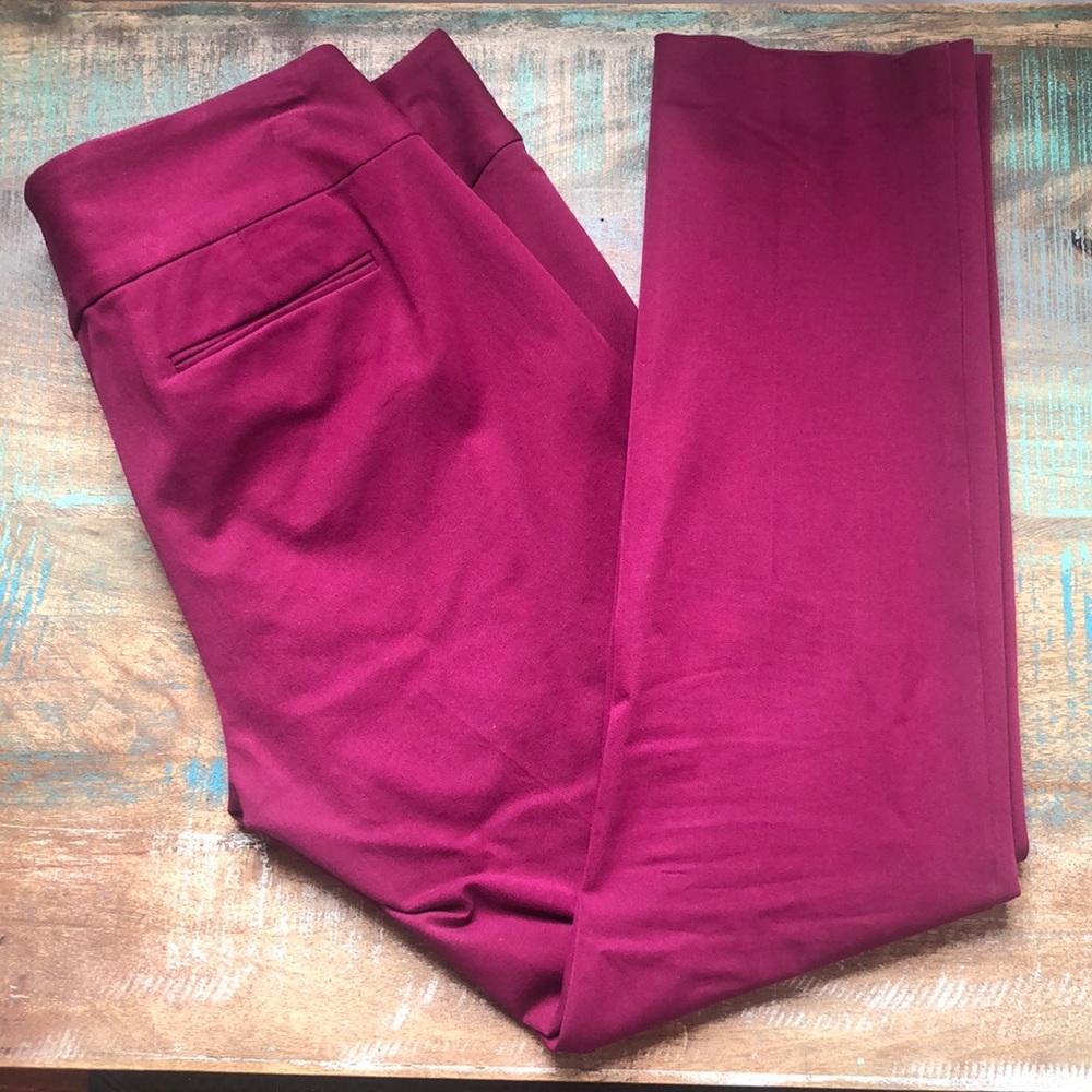 Plum colored Alfani pants